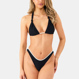 Ivy Top | Nero/Avorio