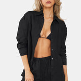 Linen Shirt | Nero