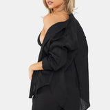 Linen Shirt | Nero