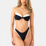 Sloane Top | Nero/Avorio