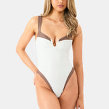 Tropea One Piece | Avorio/Truffle