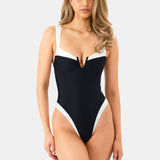 Tropea One Piece | Nero/Avorio